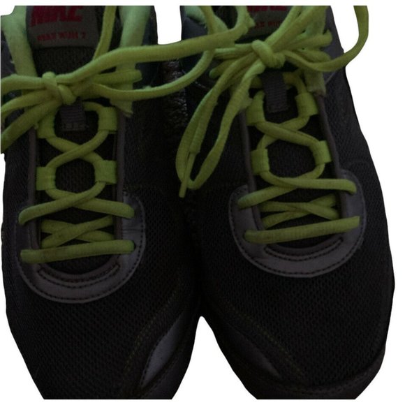 Nike Womens Reax Run 7 525755-001 Gray Yellow Running Shoes Lace Up Size 9 - Picture 9 of 12
